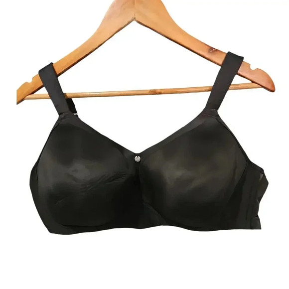 Cacique Balconette Wire-Free Bra Black Size 44C - Picture 2 of 7